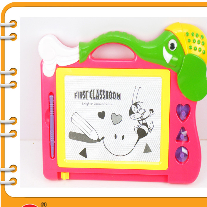 婴幼儿教具 卡通可爱造型 磁性画写板